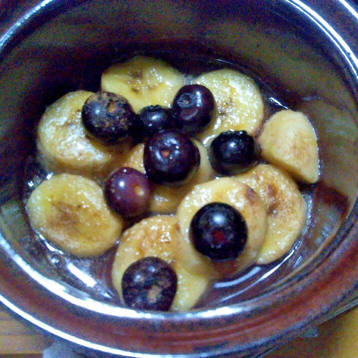 ブルーベリー&バナナの蜂蜜シナモン焼き